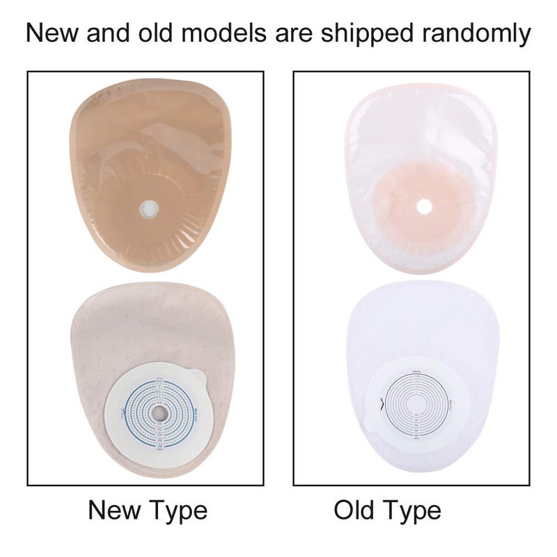 woobles 10 Pcs/Pack Ostomy Pouches, Colostomy Pouches, Drainage Bags One Piece System Ostomy Pouch Medicals Drainable Pouch Colostomy Bag Ostomy Supplies for Colostomy Ileostomy Ostomy Care - Image 3